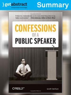 cover image of Confessions of a Public Speaker (Summary)